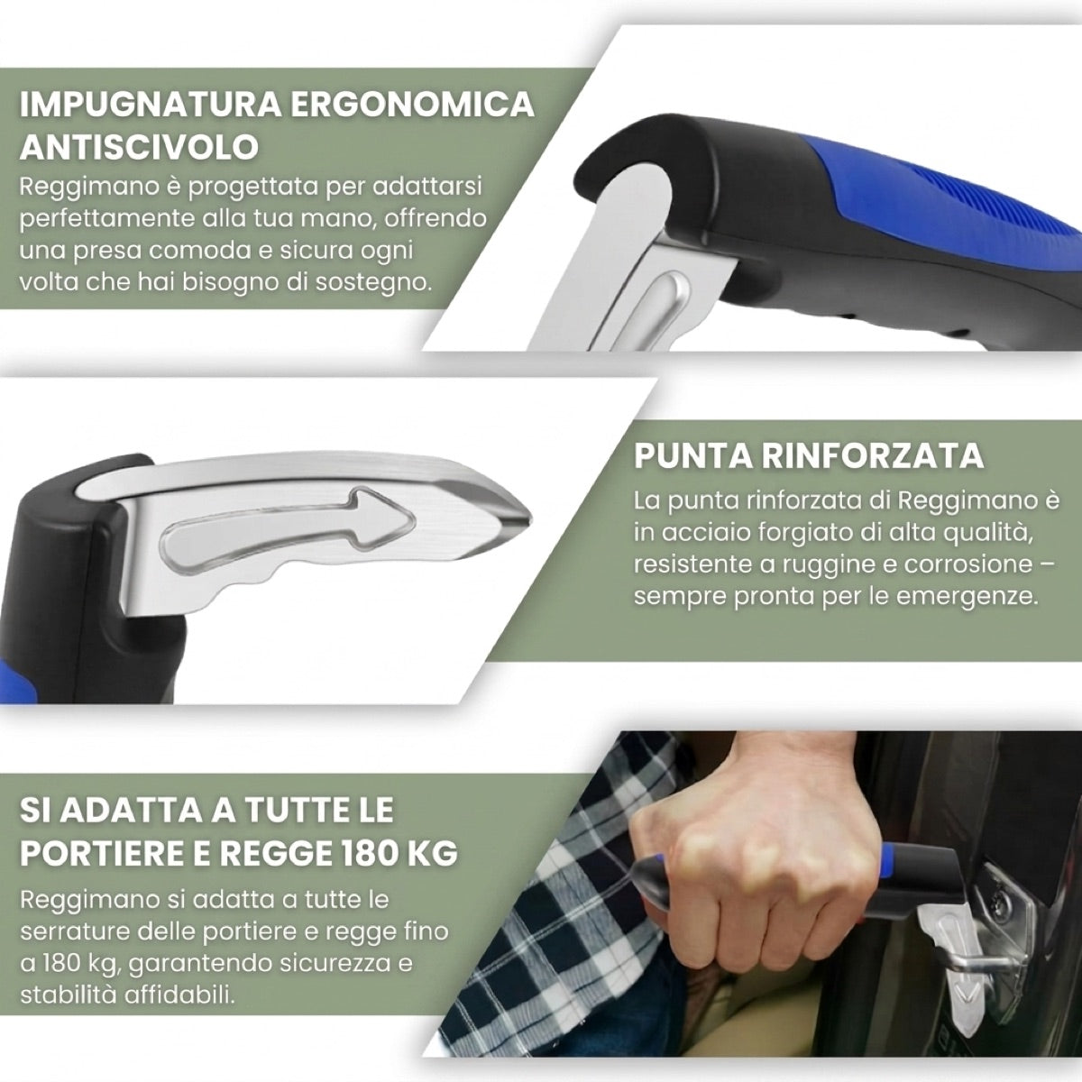 Reggimano maniglia supporto auto