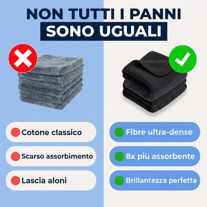Panno Giovasa microfibra nero