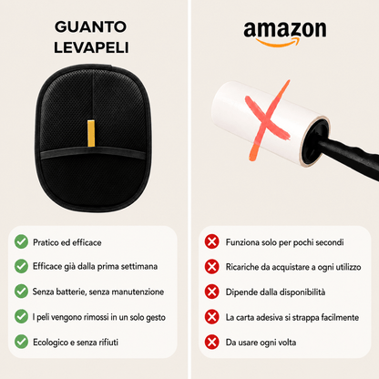 Guanto Levapeli