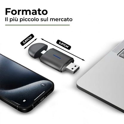 Adattatore CarPlay Wireless Giovasa