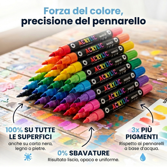 Pennarelli Acrilici Giovasa - principale