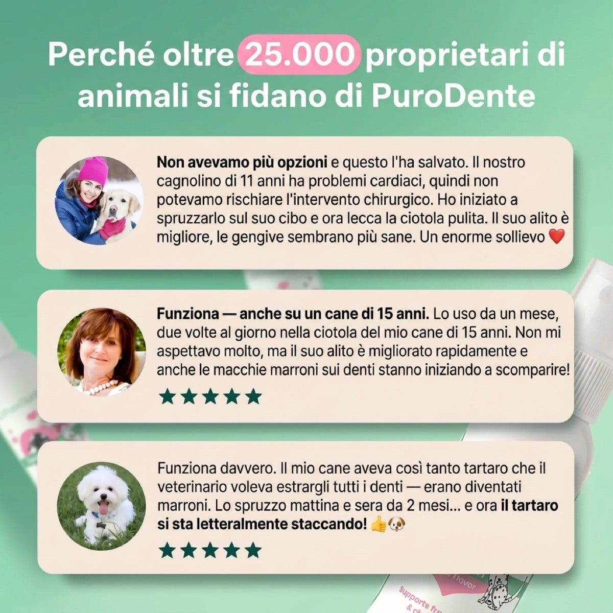 PuroDente — Spray Dentale per Cani