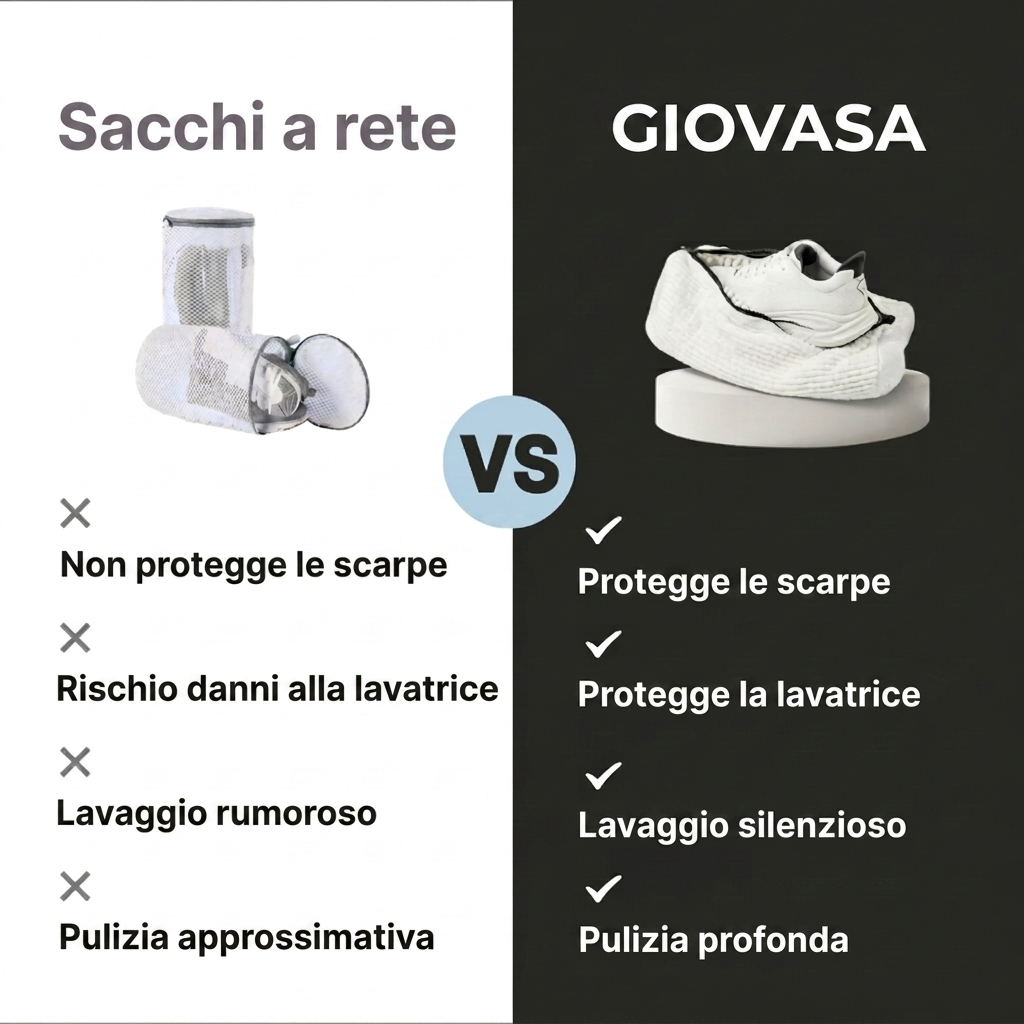 Sacca lava-scarpe Giovasa comparazione