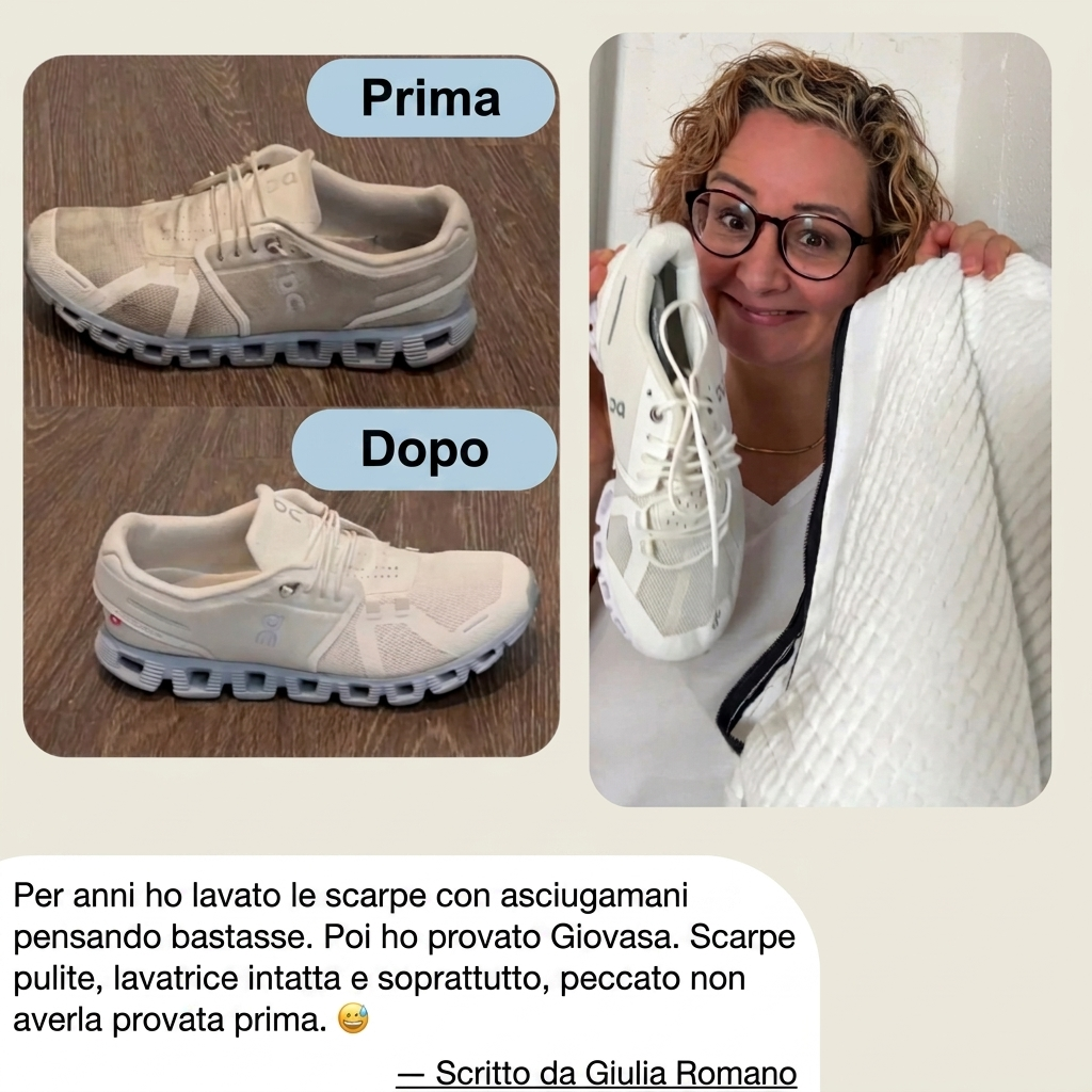 Sacca lava-scarpe Giovasa problema